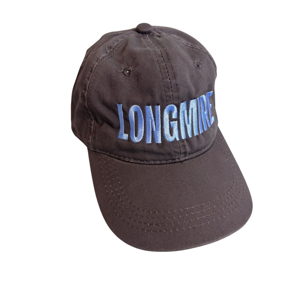 OC Longmire Baseball Cap Mens‎ OSFM Gray Excellent Embroidered TV Show Hat